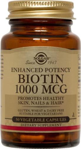 Biotin 1000MCG - 50 Veg Capsules