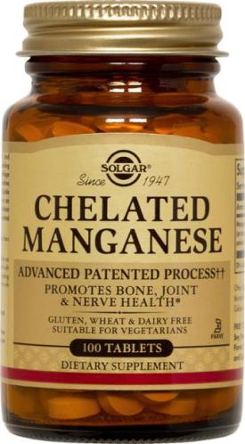 Chelated Manganese - 100 Tablets